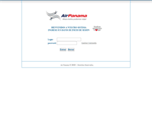 Tablet Screenshot of flyairpanama.net